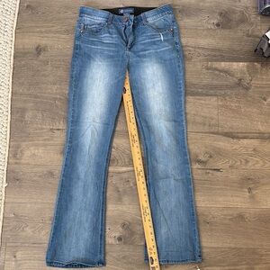 Democracy Women's Light Wash Flare Jeans